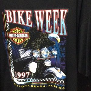 116 Vintage Harley Davidson Daytona Bike Week 1997 Single stitch
